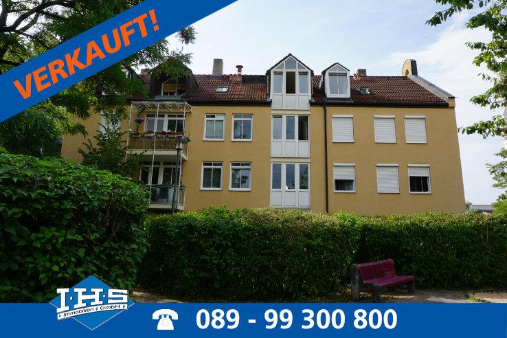 **VERKAUFT** 2-Zimmer-Dachwohnung in Top-Lage von Kirchheim, 85551 Kirchheim, Dachgeschosswohnung
